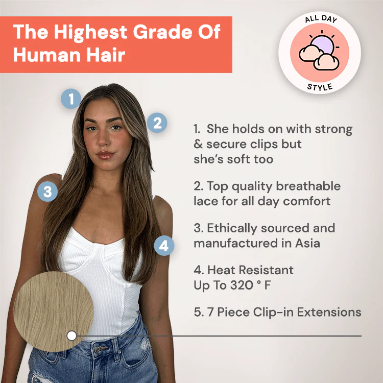 Medium Remy Hair Extensions - Image 10
